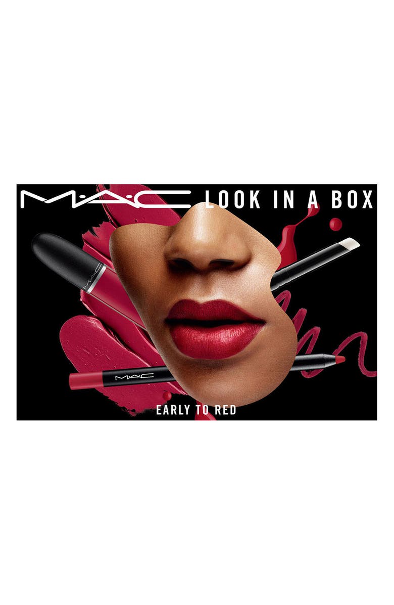 MAC Cosmetics MAC Look in a Box Early to Red Lip Kit, Alternate, color, 