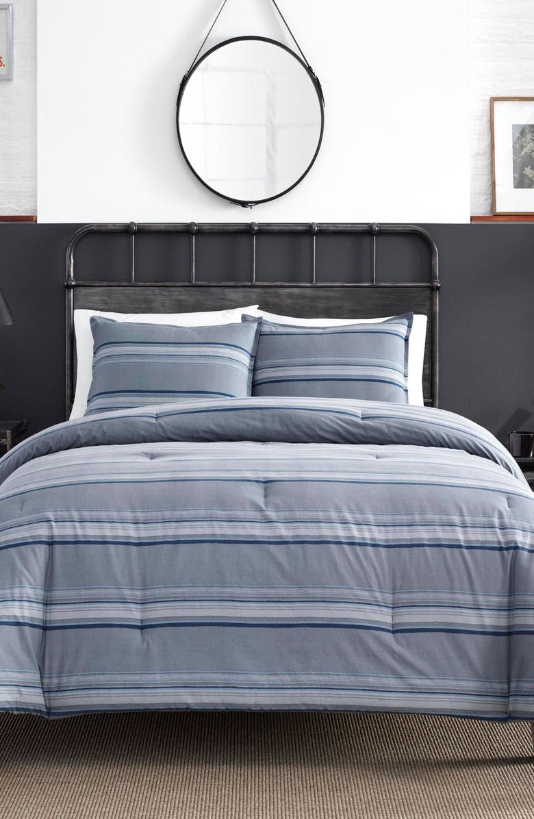 Nautica Eastbury Grey Comforter Set - Twin/Twin XL, Main, color,