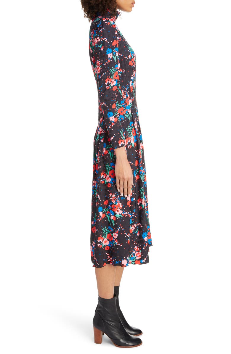 knee length dresses for ladies Marc Jacobs // Floral Midi Dress – VSP Consignment