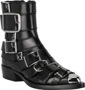 McQueen Strappy Punk Ankle Bootie
