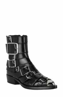 McQueen Strappy Punk Ankle Bootie
