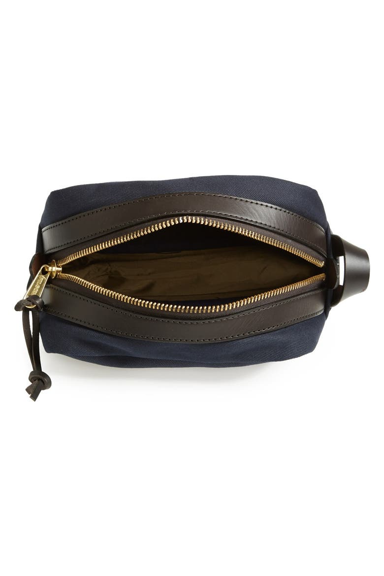 Leather Travel Kit, Alternate, color, NAVY