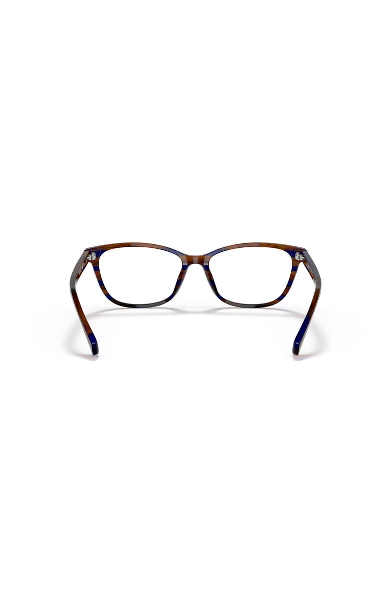RALPH 53mm Rectangle optical glasses, Alternate, color, Brown