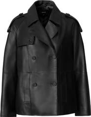 Mackage Dolores Double Breasted Leather Jacket