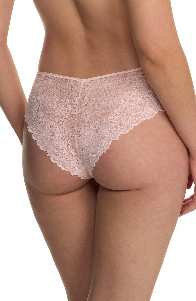 Natori Heavenly High Cut Briefs, Alternate, color, Whisper Pink