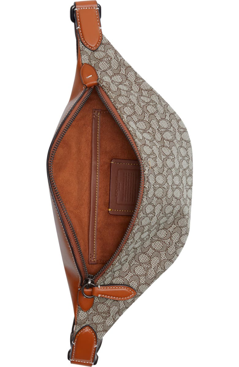 COACH Charter Signature Belt Bag, Alternate, color,