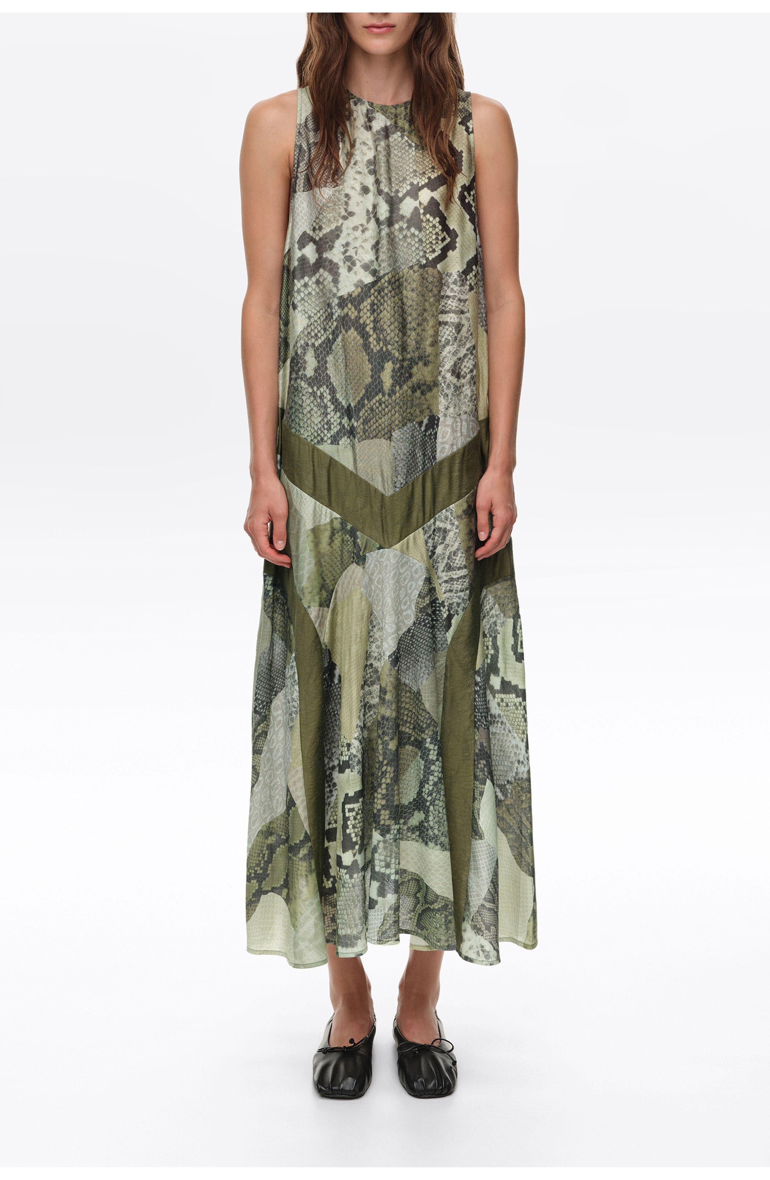selected SNAKE PATCHWORK GREEN