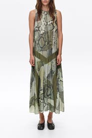 BIMBA Y LOLA Snake Patchwork A-line Dress