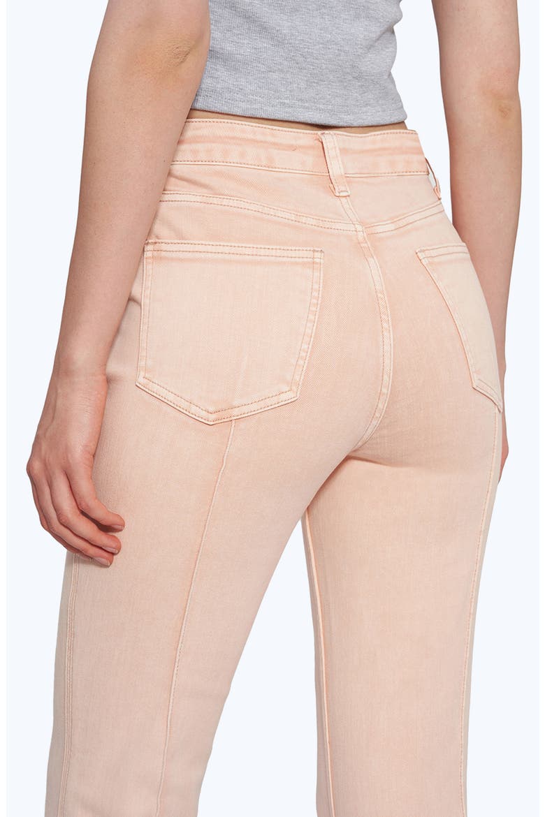 High Waist Flare Jeans, Alternate, color, PINK