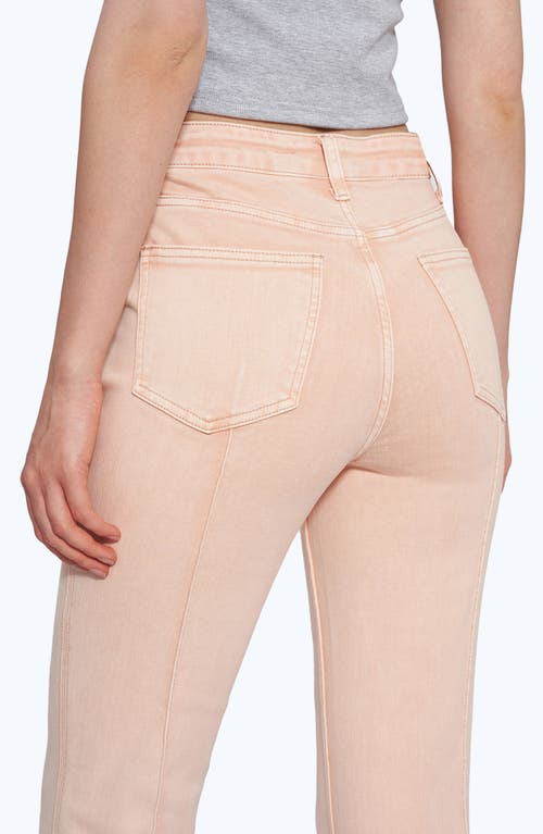 Bayeas High Waist Flare Jeans In Pink