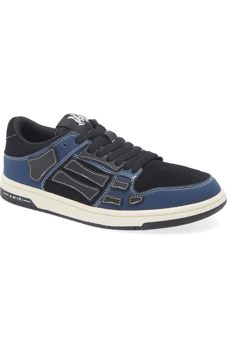 AMIRI Skeleton Low Top Sneaker, Main, color, Navy