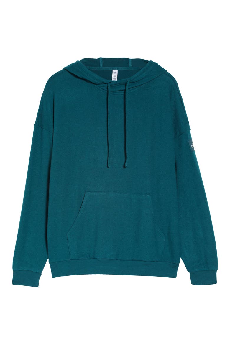 Cozy Hoodie, Alternate, color, GALACTIC TEAL