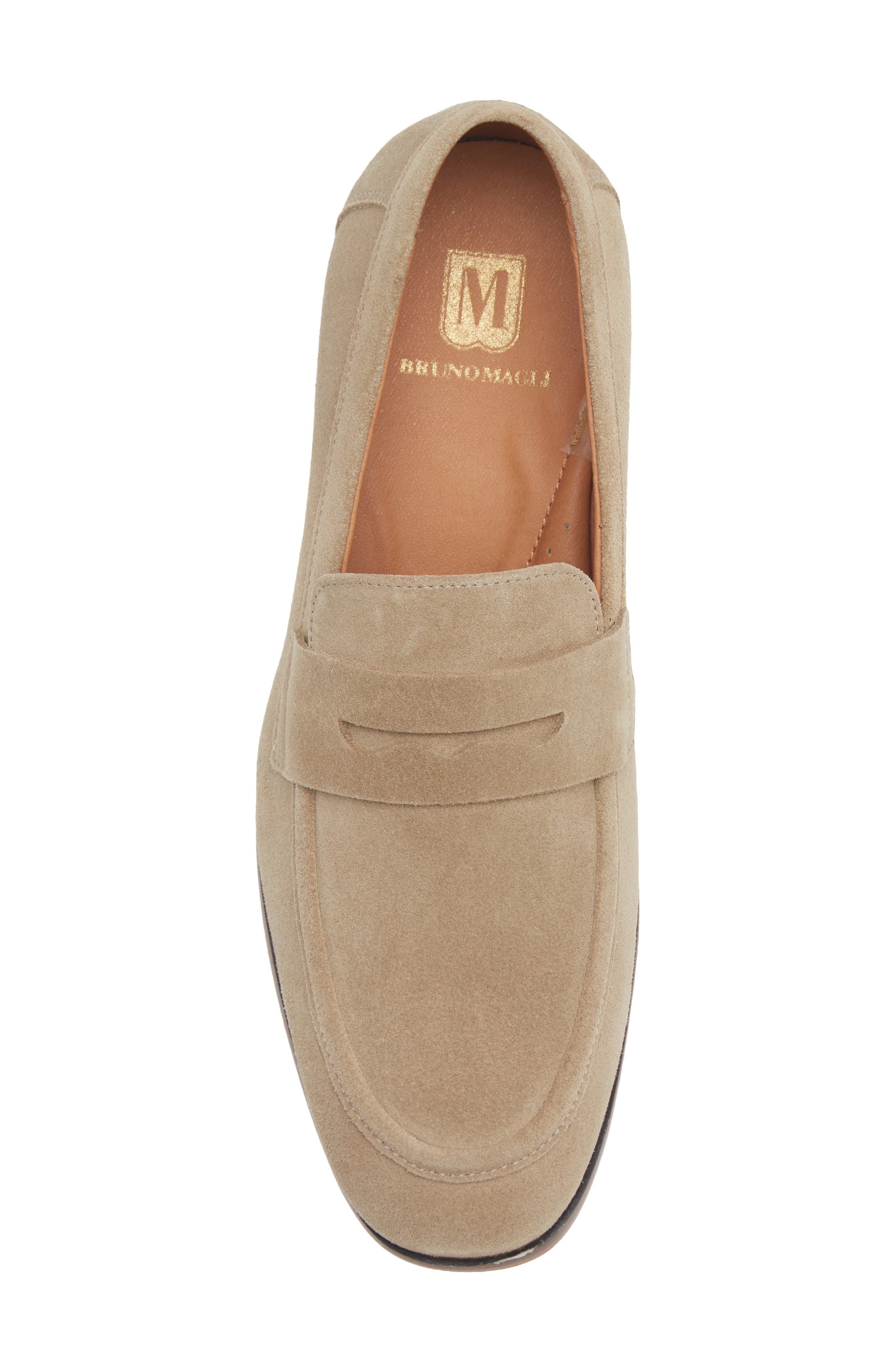 Bruno Magli Modena Loafer, Alternate, color, Taupe Suede
