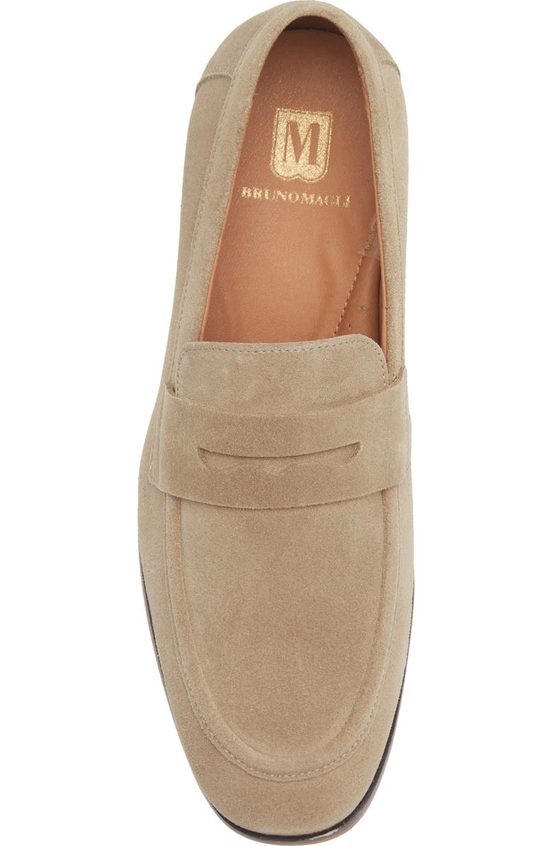 Bruno Magli Modena Loafer, Alternate, color, Taupe Suede