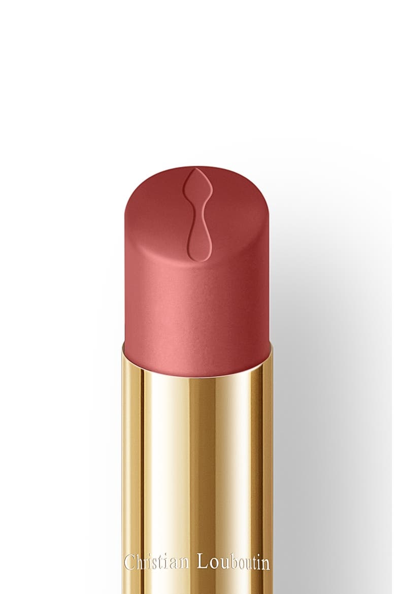 Rouge Stiletto Lumi Matte Lipstick, Alternate, color, PEACH CABARET 013L