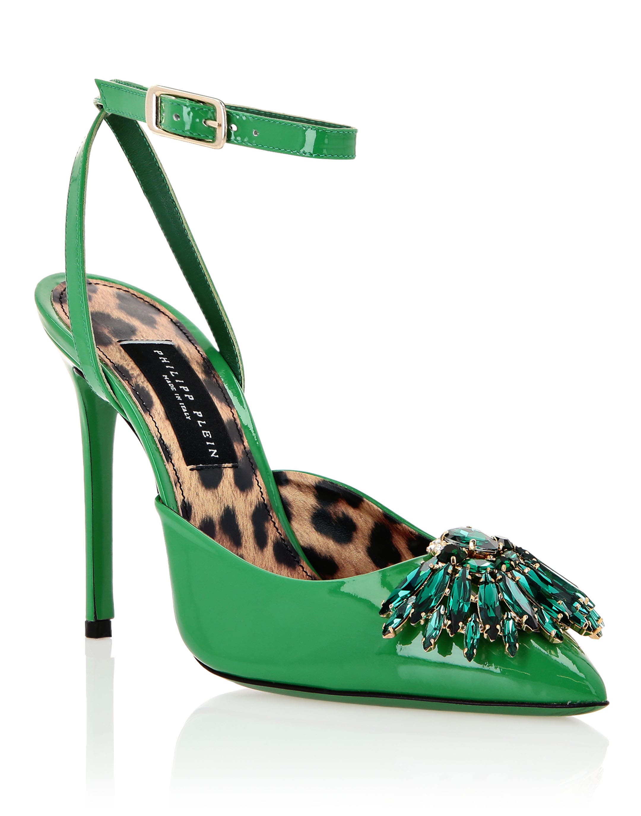 Broche Slingback Women, Main, color, green
