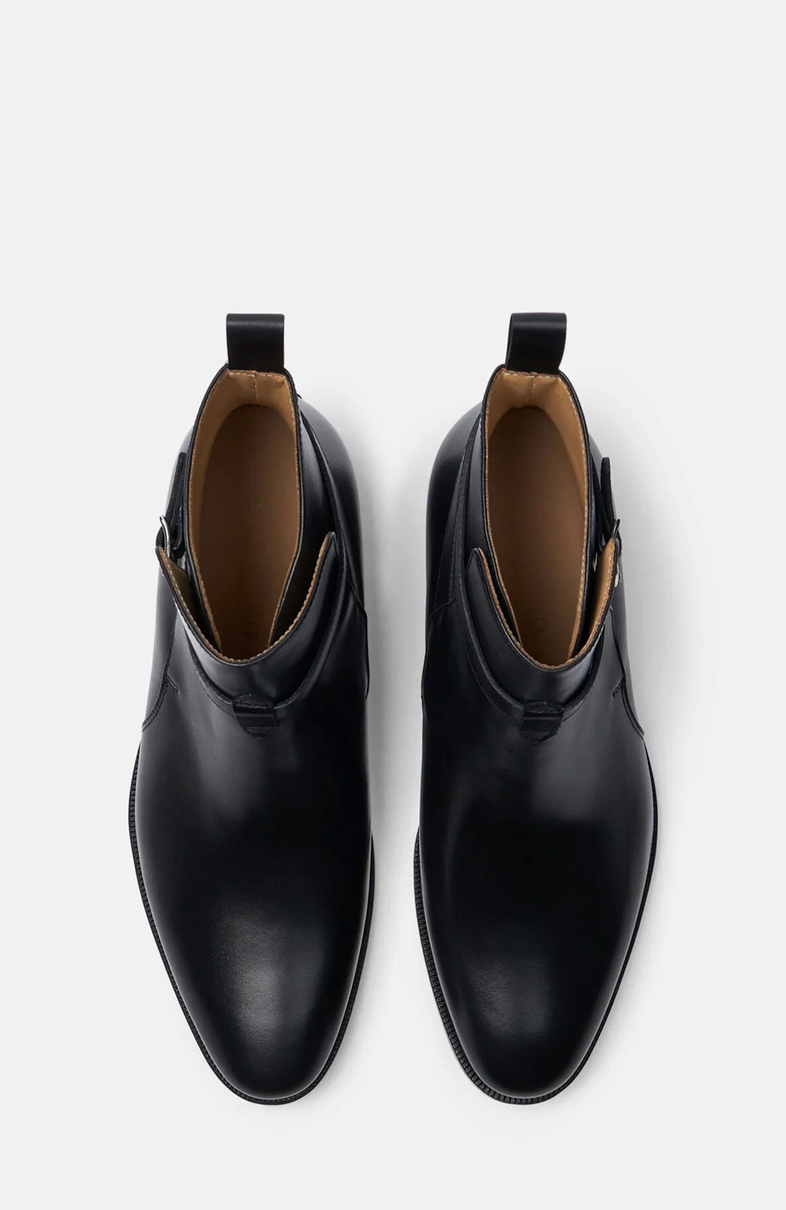 Libero Jodhpur Boots, Alternate, color, Black - Calf