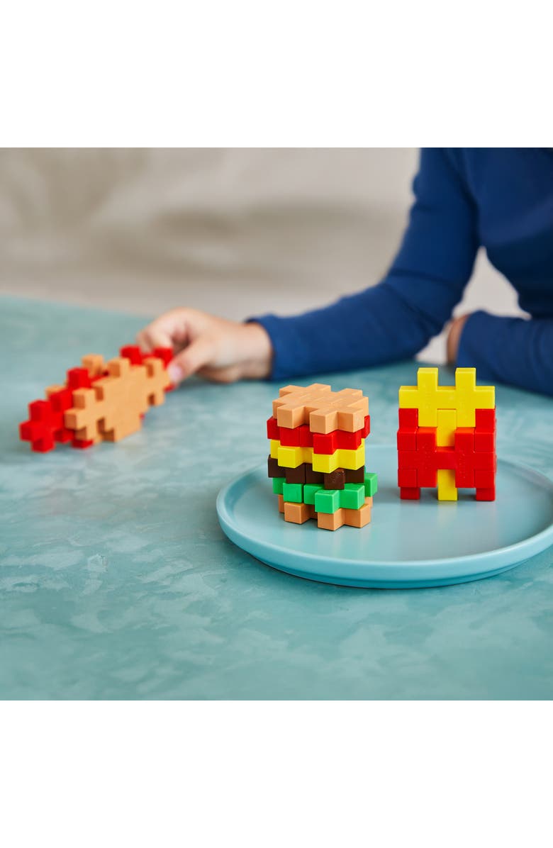 Plus-Plus USA Big Activity Food Building Playset, Alternate, color, Multi