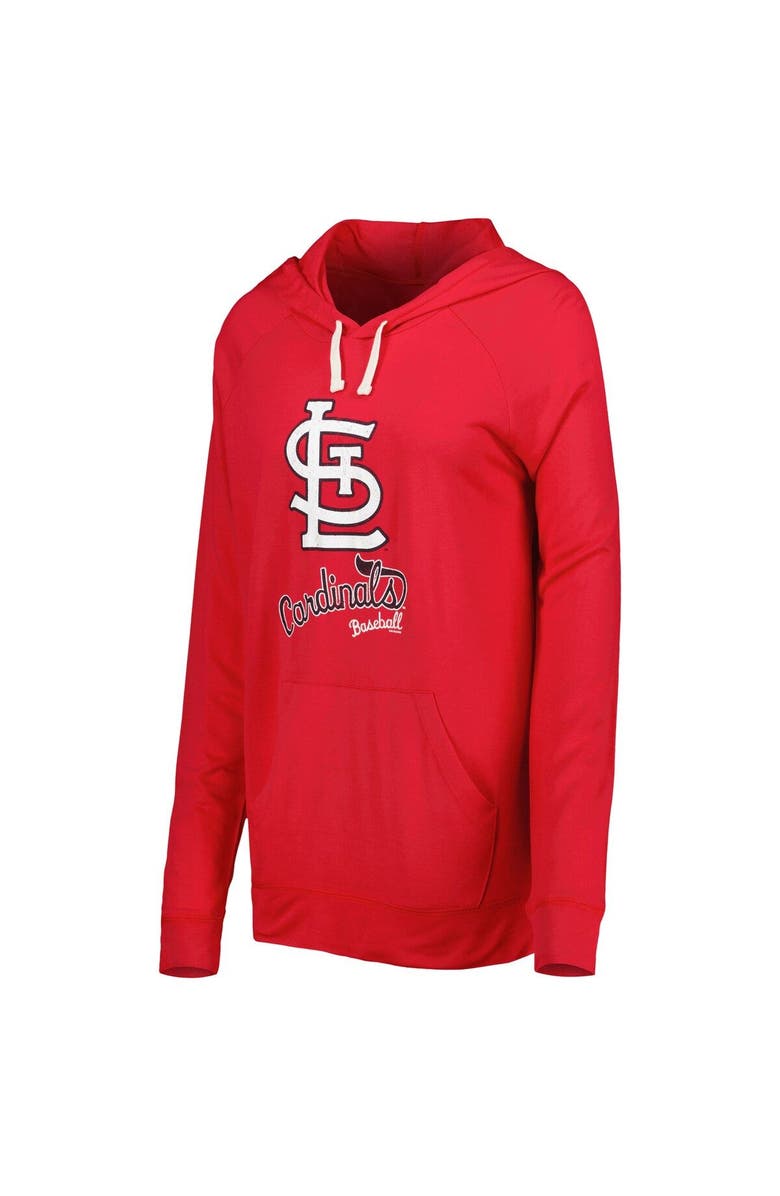 TOUCH BY ALYSSA MILANO Women's Touch Red St. Louis Cardinals Pre-Game Raglan Pullover Hoodie, Alternate, color,