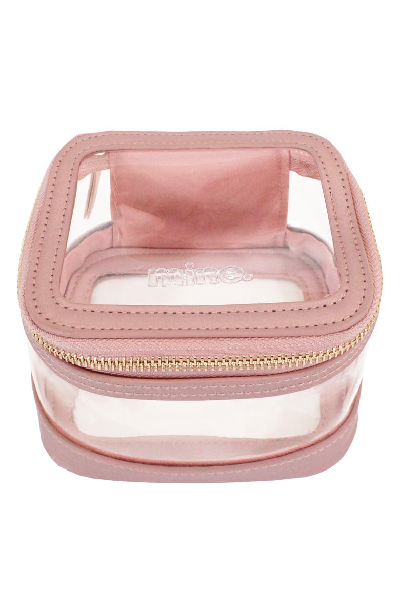 MYTAGALONGS Beauty Cube Organizer Case, Main, color, Light Pink