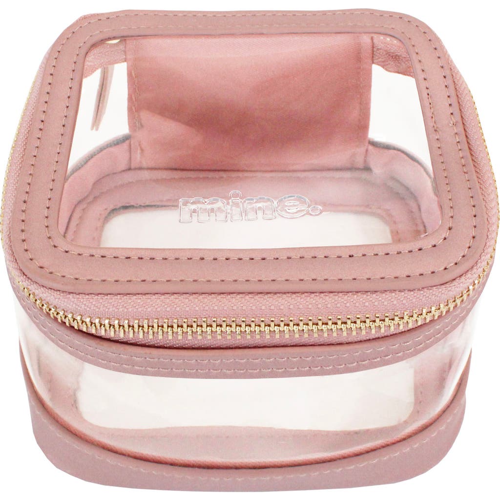 Mytagalongs Beauty Cube Organizer Case In Light Pink