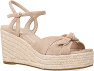 Pelle Moda Elbie Espadrille Ankle Strap Platform Wedge Sandal