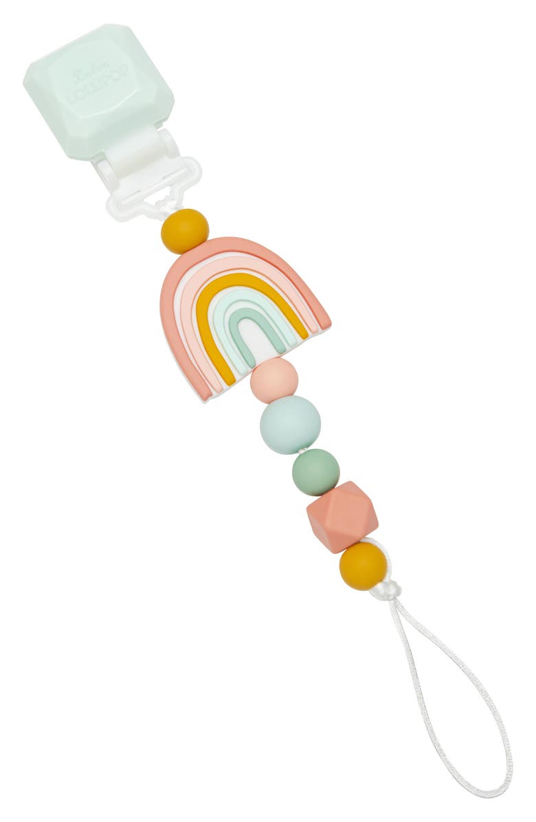Loulou Lollipop Silicone Teether & Pacifier Clips Set, Alternate, color, 