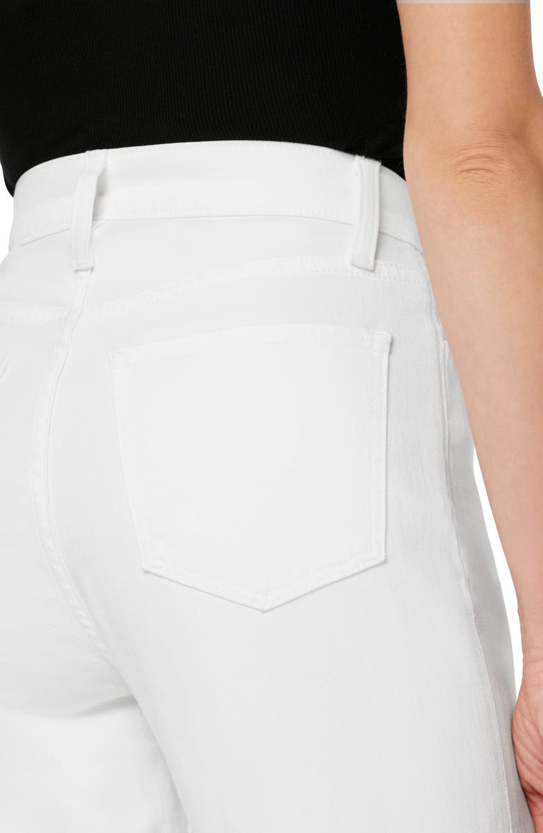 Joe's The Blake Raw Hem High Waist Crop Wide Leg Jeans, Alternate, color, White