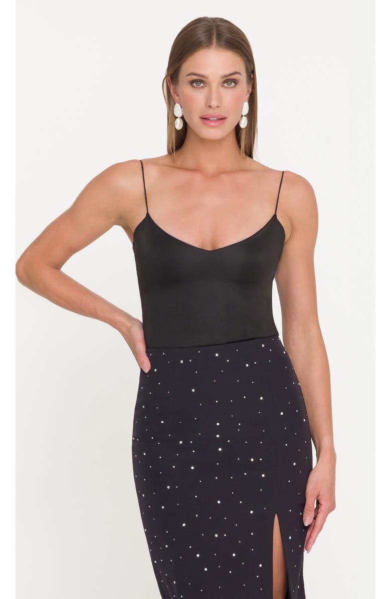 Generation Love Agnes Jersey Bodysuit, Main, color, Black