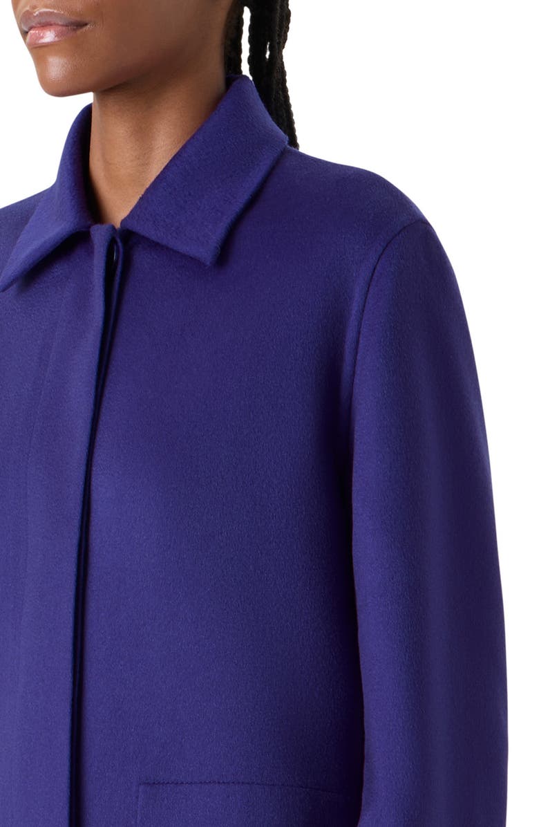 Akris Laars Cashmere Double Face Jacket, Alternate, color, Purple