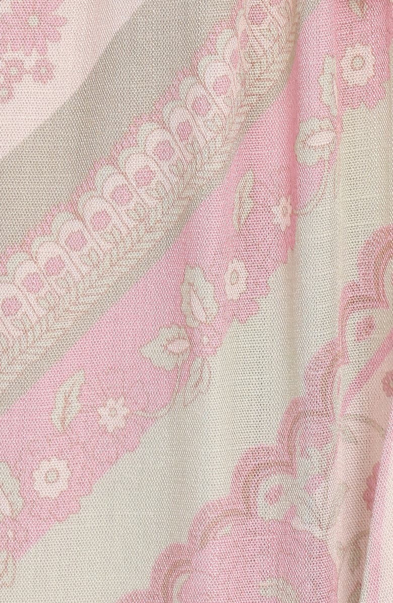 Petal & Pup Varia Floral High Waist Wide Leg Pants, Alternate, color, Sage Paisley