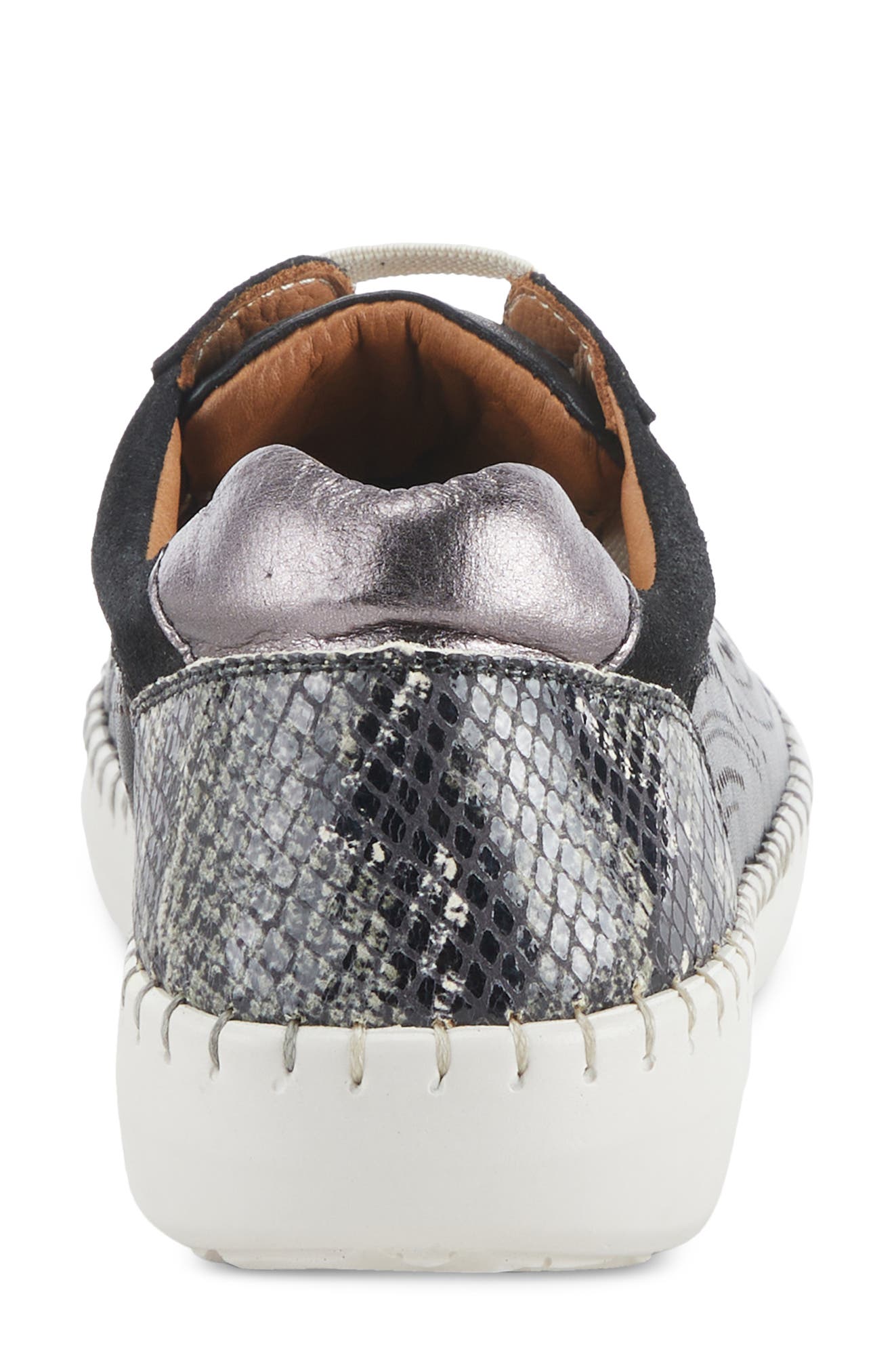 Jumilla Mixed Media Slip-On Sneaker, Alternate, color, BLACK