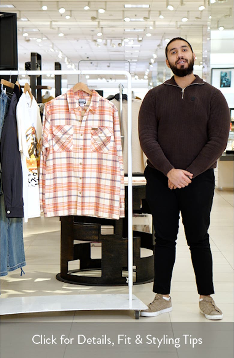 Tumbleweed Embroidered Plaid Flannel Button-Up Shirt, sales video thumbnail