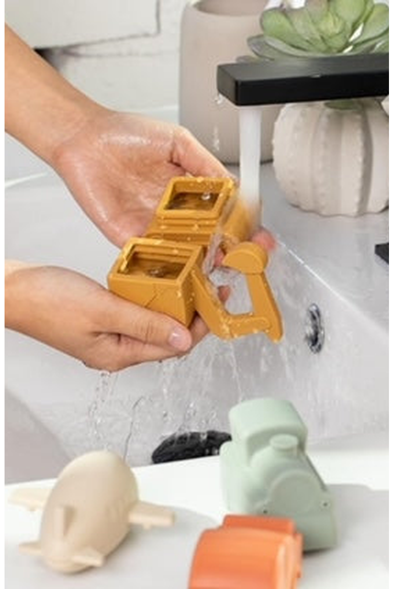 Vehicle Bath Toy Set, Alternate, color, Multicolor