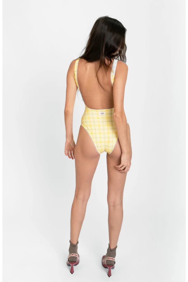 One Piece, Alternate, color, Yellow Plaid