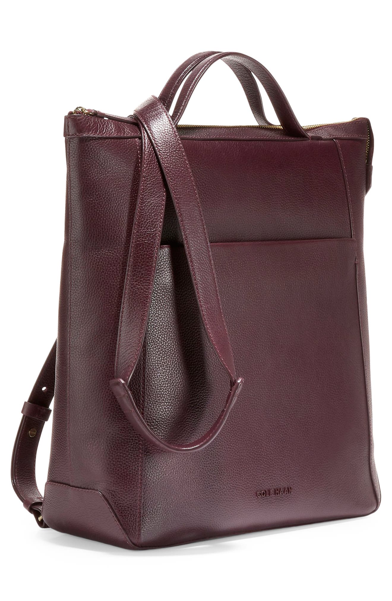 Cole Haan Grand Ambition Leather Convertible Backpack, Alternate, color, 