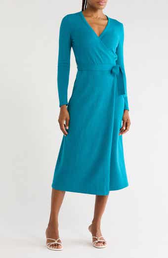 Astrid Wool & Cashmere Wrap Dress