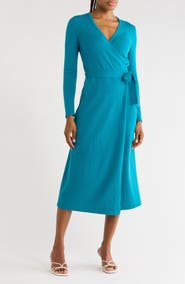 Diane von Furstenberg Astrid Wool & Cashmere Wrap Dress