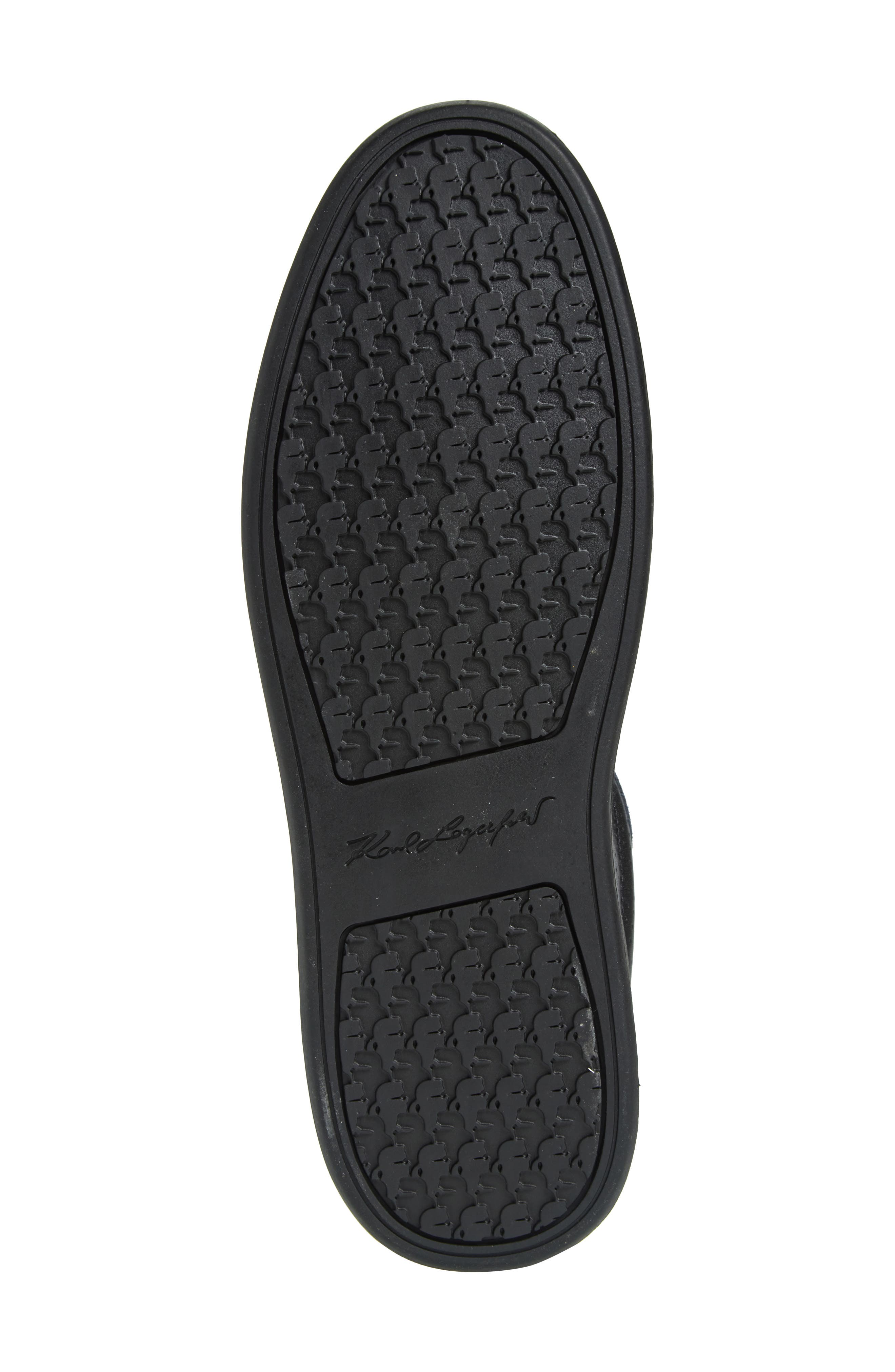 KARL LAGERFELD PARIS Perforated Logo Sneaker, Alternate, color, 