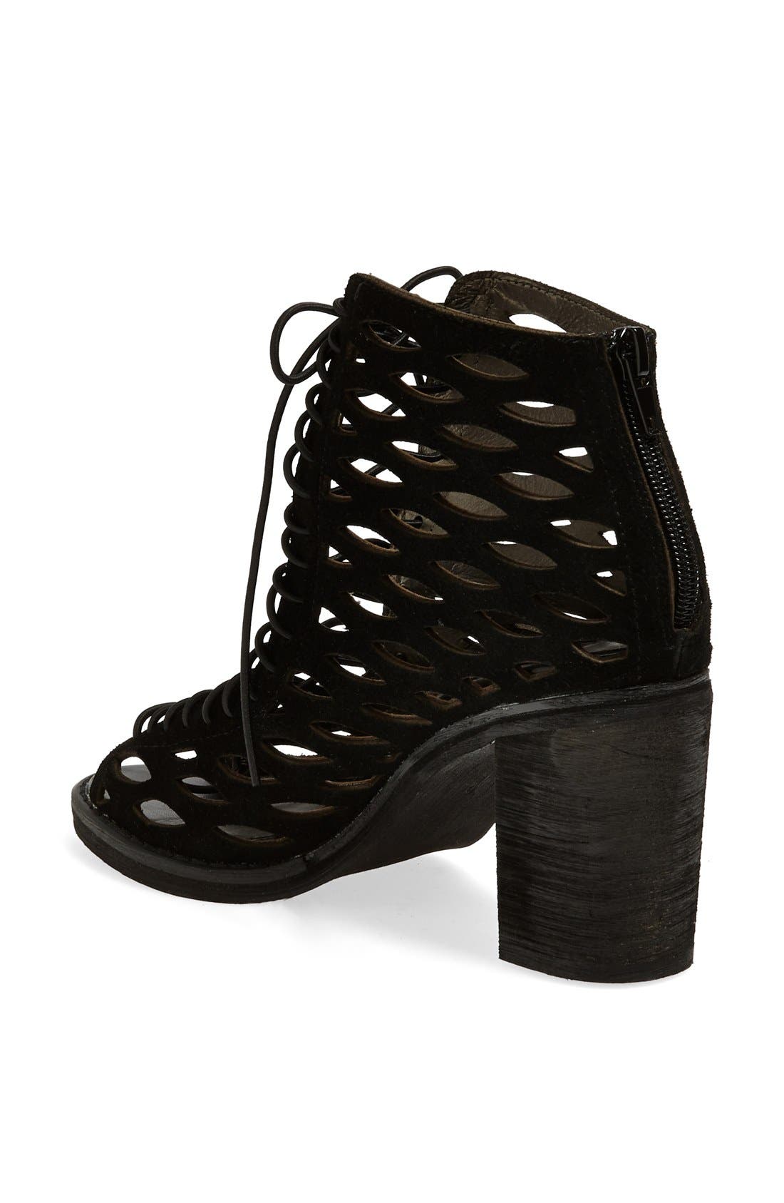 'Cors' Bootie, Alternate, color, BLACK SUEDE