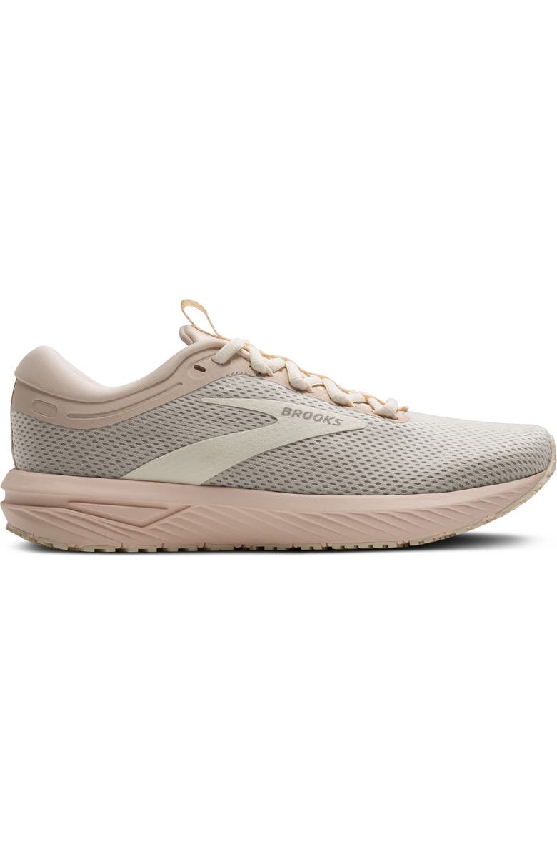Brooks Revel 7 Hybrid Running Shoe, Alternate, color, Almond/Coconut Milk/London Fog