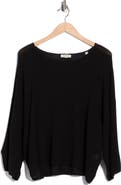 MAX STUDIO Textured Dolman Sleeve Sweater