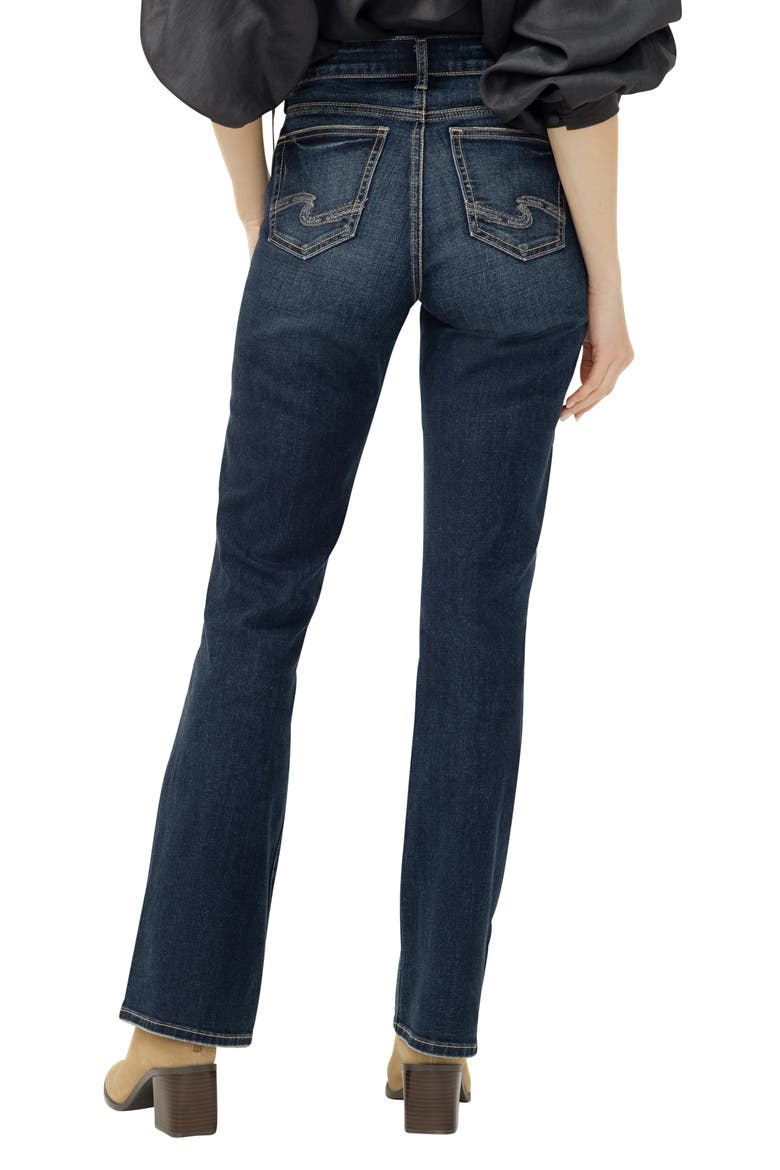 Elyse Curvy Mid Rise Slim Bootcut Jeans, Alternate, color, HARLOW