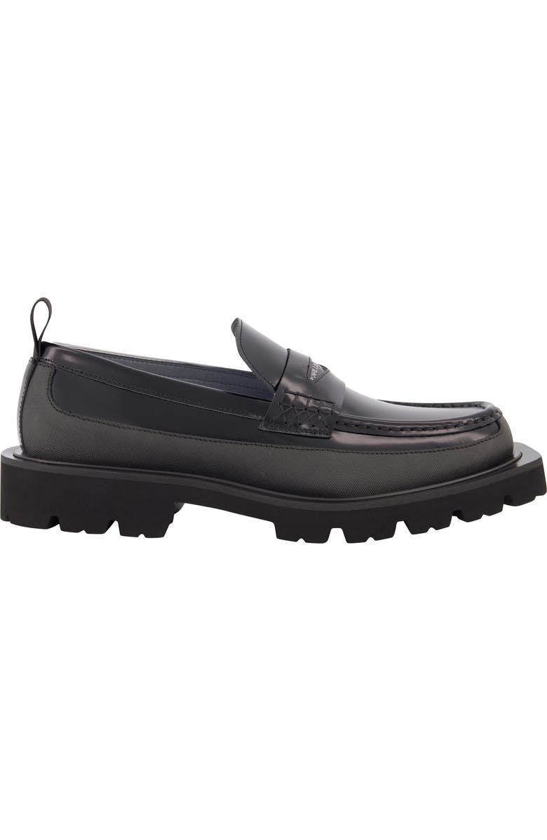 KARL LAGERFELD PARIS White Label Lug Sole Penny Loafer, Alternate, color,