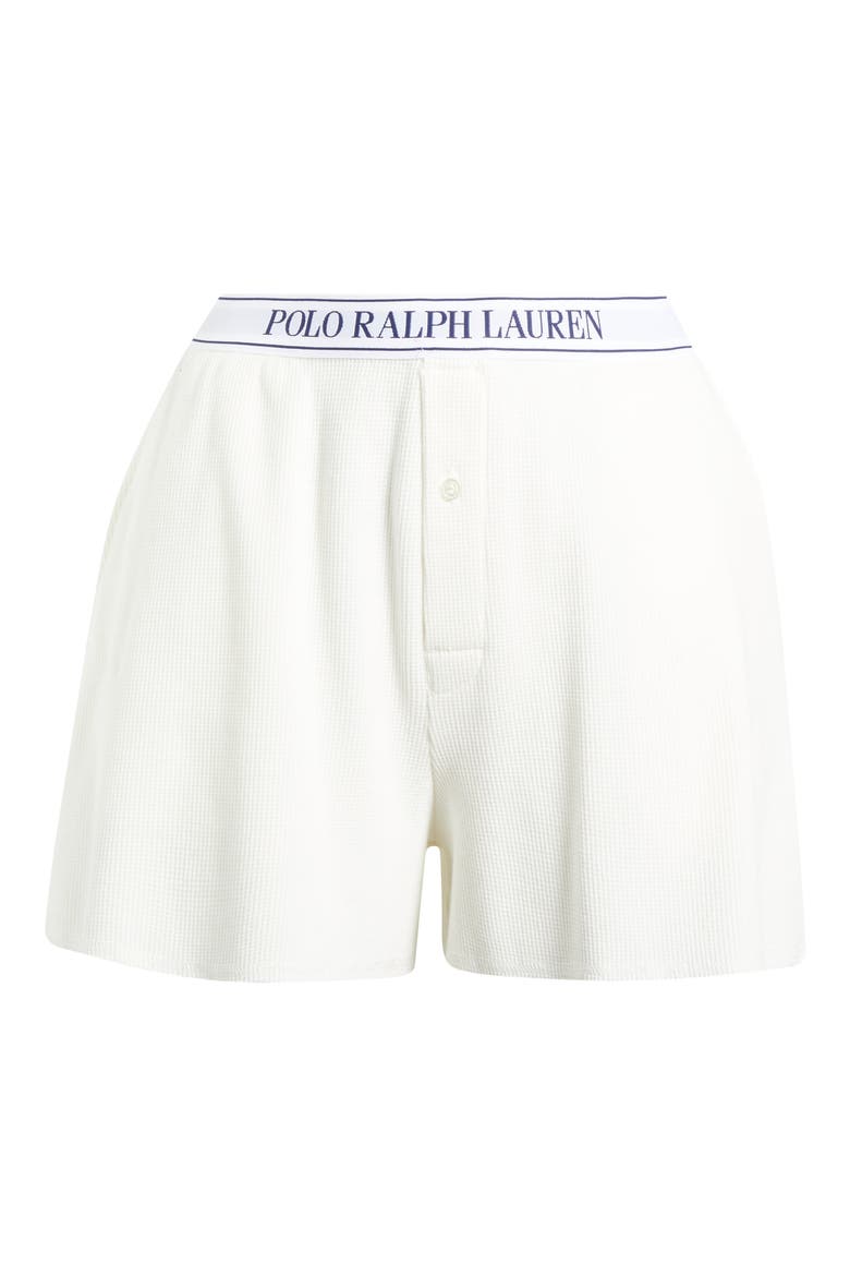 Boxer Pajama Shorts, Alternate, color, ECRUE