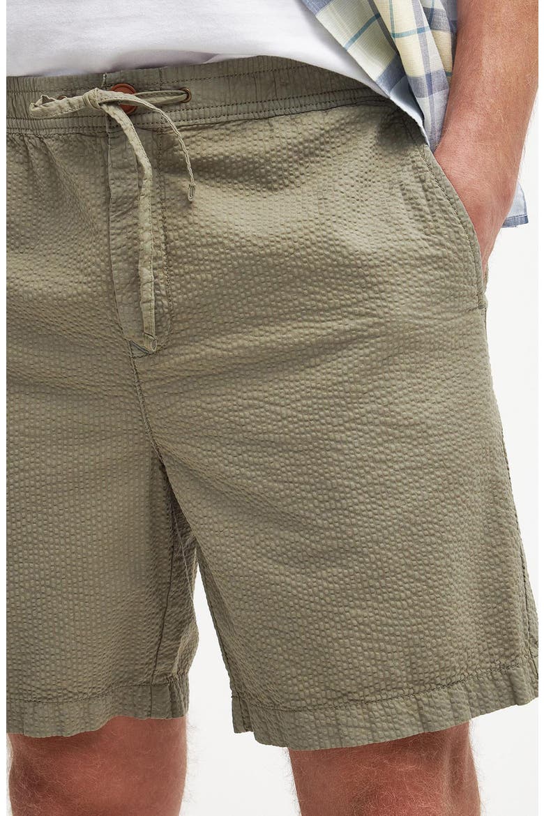 Melbury Cotton Seersucker Shorts, Alternate, color, DUSTY GREEN