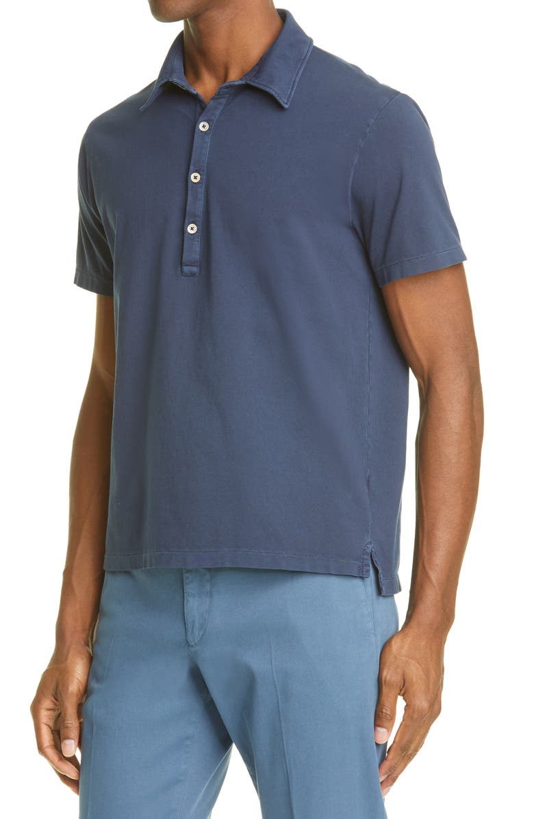 Boglioli Short Sleeve Cotton Jersey Polo, Alternate, color, 