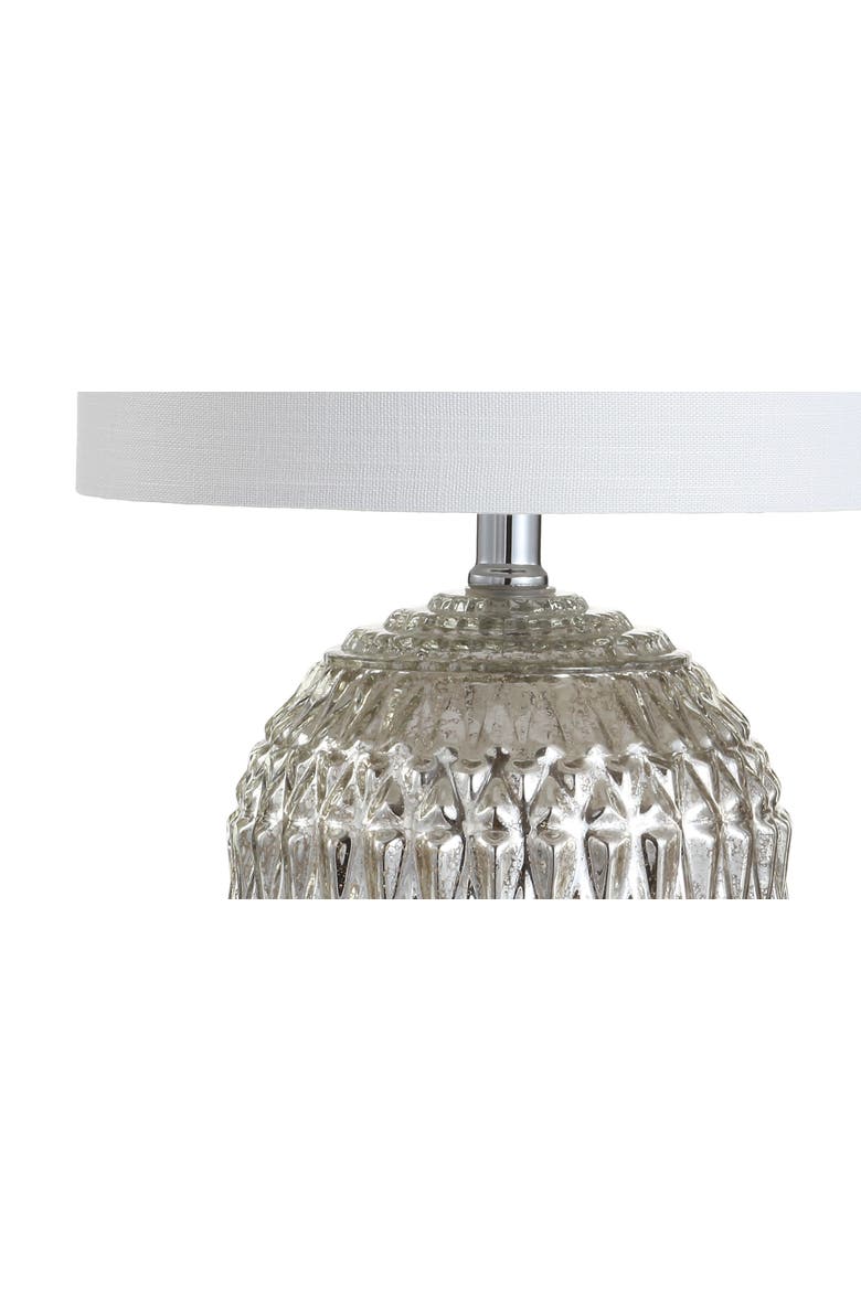 Krister Glass/Metal LED Table Lamp, Alternate, color, Silver