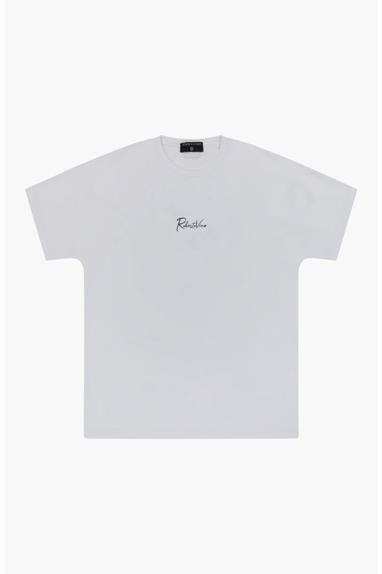 Milano Writing Slim fit tee, Alternate, color, White