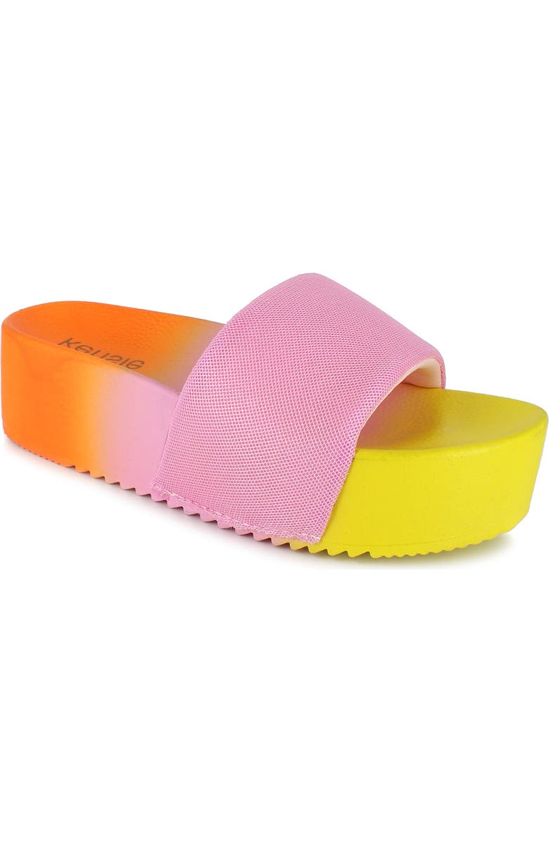 Kensie Platform Pool Slide Sandal, Main, color,